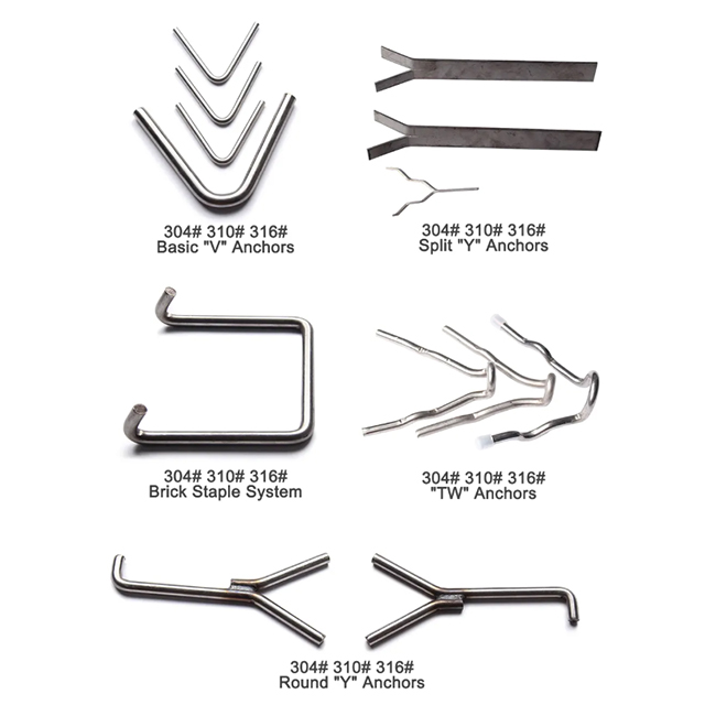 Stainless Steel Y Shape Fireproof V Type Refractory Anchor For Heat Insulation
